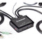 Black Box 2-Port UHD 4K60 Desktop DisplayPort Cable KVM Switch
