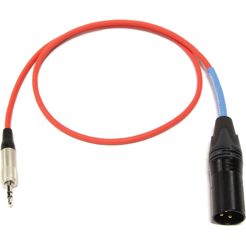 Cable Techniques 3.5mm TRS to 3-Pin XLRM Balanced Cable (24", Red)