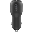 Belkin Boost Charge 24W USB Type-A Car Charger with USB-A/USB-C Cable