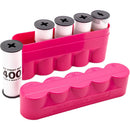 Japan Camera Hunter 120 Film Hard Case (Pink, Holds 5 Rolls)
