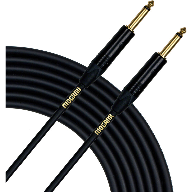 Mogami Gold 1/4" TRS Male to 1/4" TRS Male Balanced Cable (15')