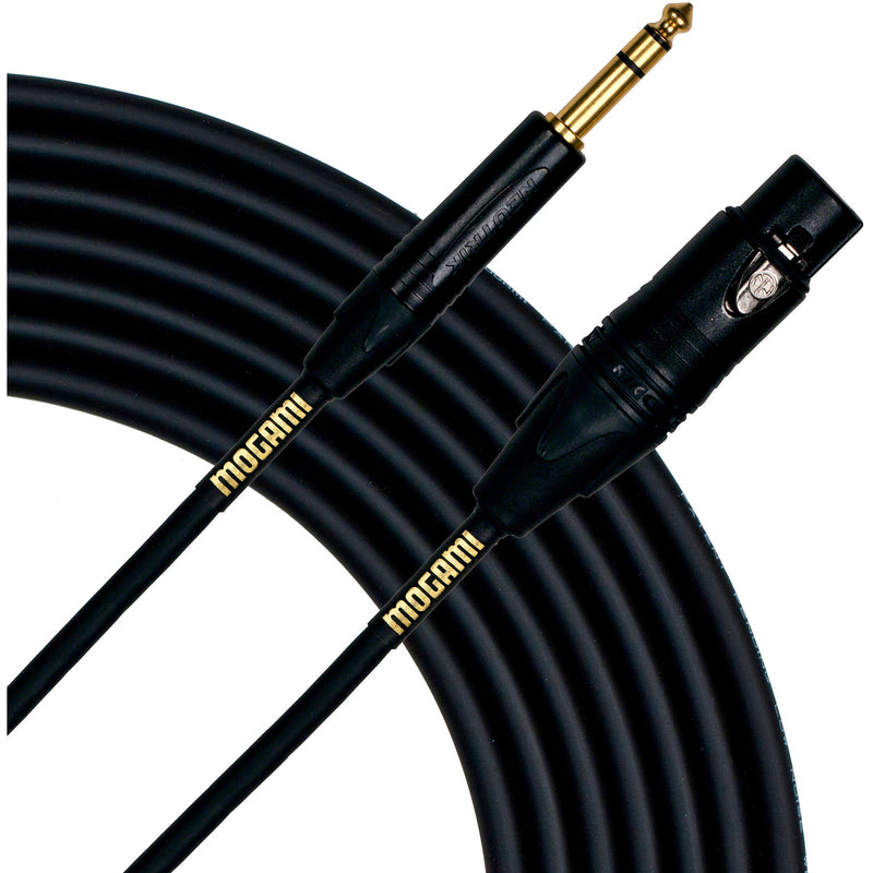 Mogami Gold 1/4" TRS Male to XLR Female Cable (25')