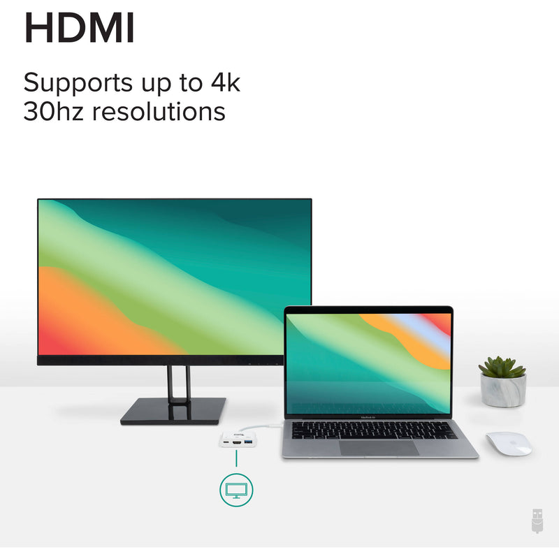 Plugable 3-in-1 USB Type-C Mini Dock