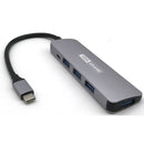 Tera Grand 4-Port USB 3.1 Gen 1 Hub with Power Delivery Port (Gray)