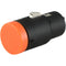 Cable Techniques Low-Profile Right-Angle XLR 3-Pin Female Connector (Standard Outlet, B-Shell, Orange Cap)