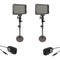 Bescor XT160 2-Light Streaming Kit with Stands and AC Adapters