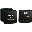 RODE Wireless GO II 2-Person Compact Digital Wireless Omni Lavalier Microphone System/Recorder Kit (2.4 GHz, Black)