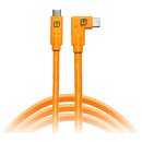 Tether Tools TetherPro USB-C Male to USB-C Male Cable with TetherGuard Camera & Cable Support Kit (15', Orange)