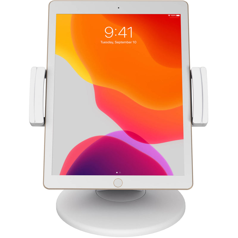 CTA Digital Quick-Connect Desk Mount for 7 to 14" Tablets (White)