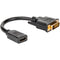 Rocstor Shielded HDMI Female to DVI-D Male Cable Adapter (8", Black)