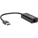 Rocstor USB 3.0 Type-A Male to Gigabit RJ45 Ethernet Female Adapter (Black)