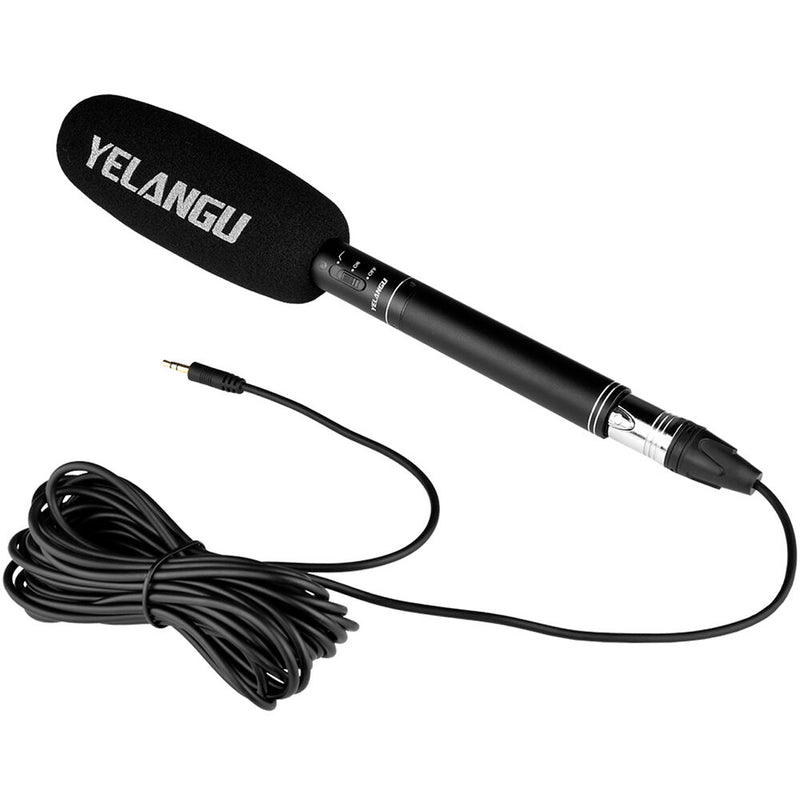 YELANGU MIC07 Cardioid Shotgun Microphone for Cameras