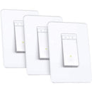 TP-Link HS220 Smart Wi-Fi Light Switch with Dimmer (6-Pack)
