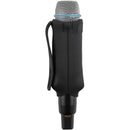 Wireless Mic Belts Belt Pac for Handheld Wireless Microphones (Black)