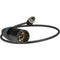 Ambient Recording 3-Pin Mini-XLR Right-Angle Female to 3-Pin XLR Male Adapter Cable (Right Exit, 15.7")