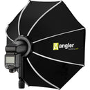 Angler FastBox 24" Octagonal Softbox Kit with Fabric Grid & Godox V1 Adapter