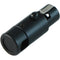 Cable Techniques LPS Low-Profile Right Angle TA3F Connector (Black, Large)