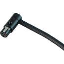 Cable Techniques LPS Low-Profile Right Angle TA3F Connector (Black, Large)