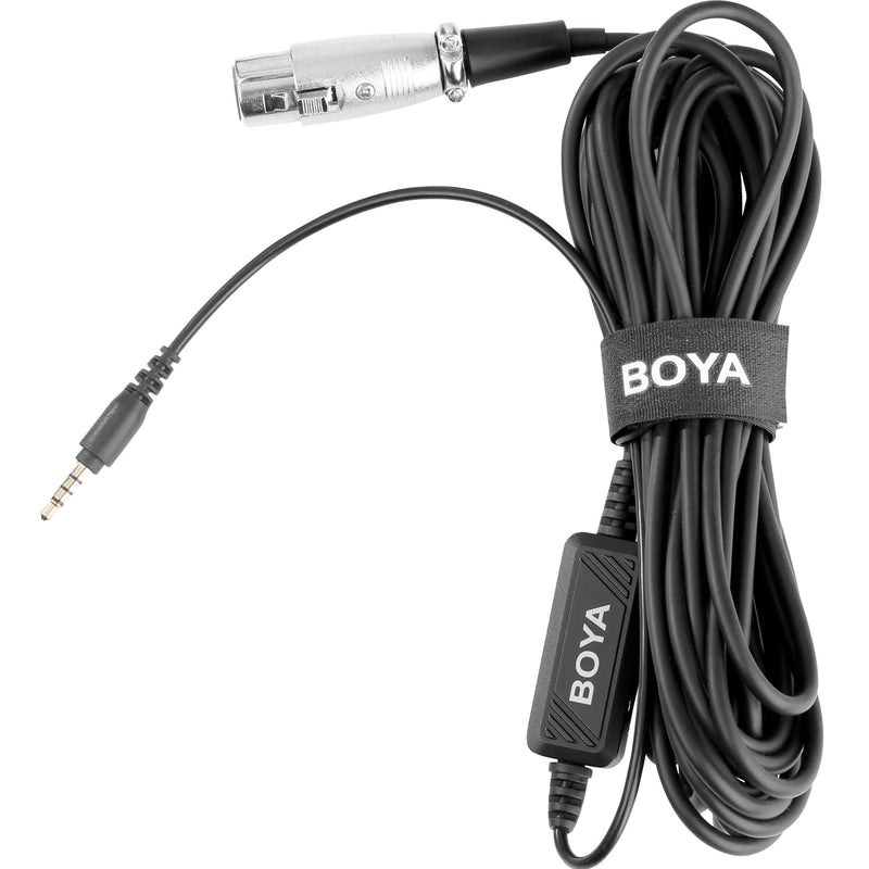 BOYA XLR to 3.5mm TRRS Plug Microphone Cable
