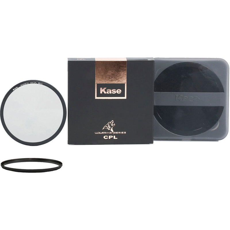 Kase Wolverine Magnetic Circular Polarizer Filter with Adapter Ring (58mm)