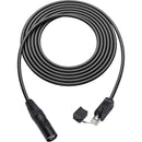 Laird Digital Cinema Belden CAT6A 10GX IP Ethernet Cable with etherCON Connector to RJ45 with ProShell Cap (6')