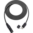 Laird Digital Cinema Belden CAT6A 10GX IP Ethernet Cable with etherCON Connector to RJ45 with ProShell Cap (25')