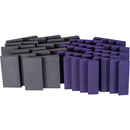 Auralex Streamer Starter Kit (20-Pack, Charcoal and Purple)