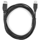 Rocstor USB-A 2.0 Male to Female Extension Cable (Black, 10')