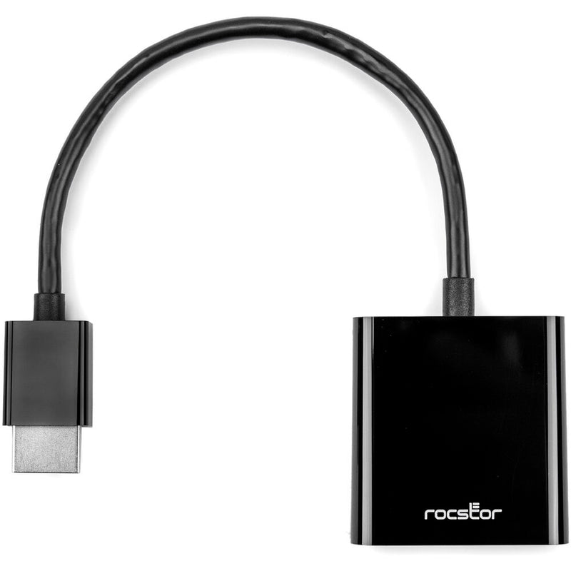 Rocstor HDMI Male to VGA Female Adapter (6", Black)