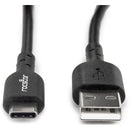 Rocstor USB-C Male to USB-A Male Cable (3', Black)