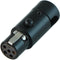 Cable Techniques LPS Low-Profile Right-Angle TA5F Female Connector (Multi-Position Outlet, Large Black Cap)
