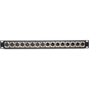 My Custom Shop XLR Feedthrough Patch Panel with 8 Female-to-Male XLR and 8 Male-to-Female XLR (1 RU)