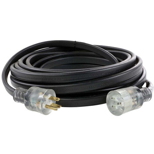 Lex Products Flat NEMA 5-15P to NEMA 5-15R Extension Cord (12 AWG, 50')