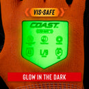COAST Crew SG400 Hi-Vis Glow Safety Gloves (X-Large)