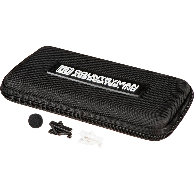 Countryman B3 Omni Lavalier Mic, Standard Sens, with 3.5mm Locking Connector for Sennheiser Wireless Transmitters (Black)