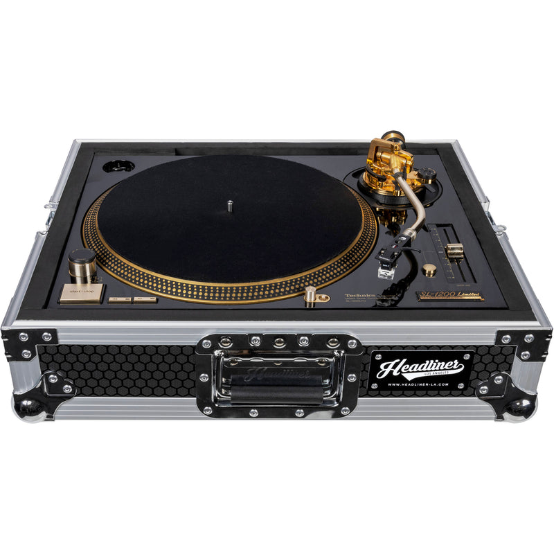 Headliner Turntable Flight Case (Silver and Black)