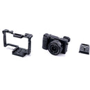 LanParte Lightweight Camera Cage with 501-Type QR Plate for Sony a6400 Camera