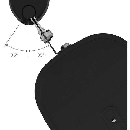 AVF Group Tilt and Turn Surround Sound Speaker Mounts (Black, 2-Pack)