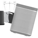 AVF Group Tilt and Turn Surround Sound Speaker Mounts (Black, 2-Pack)