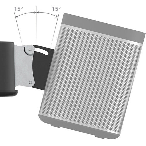 AVF Group Tilt and Turn Surround Sound Speaker Mounts (Black, 2-Pack)