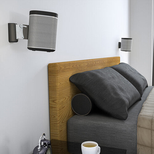 AVF Group Tilt and Turn Surround Sound Speaker Mounts (Black, 2-Pack)