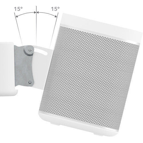 AVF Group Tilt and Turn Surround Sound Speaker Mounts (White, 2-Pack)