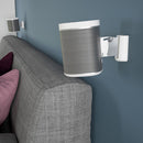 AVF Group Tilt and Turn Surround Sound Speaker Mounts (White, 2-Pack)