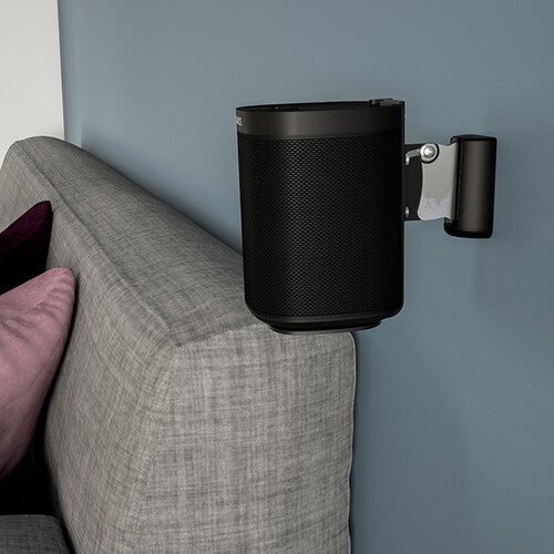 AVF Group Tilt and Turn Speaker Mounts for SONOS ONE and Play 1 (Black, 2-Pack)