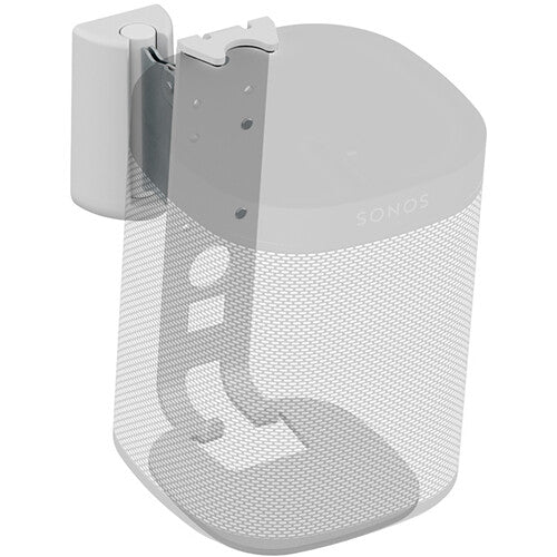 AVF Group Tilt and Turn Speaker Mounts for SONOS ONE and Play 1 (White, 2-Pack)