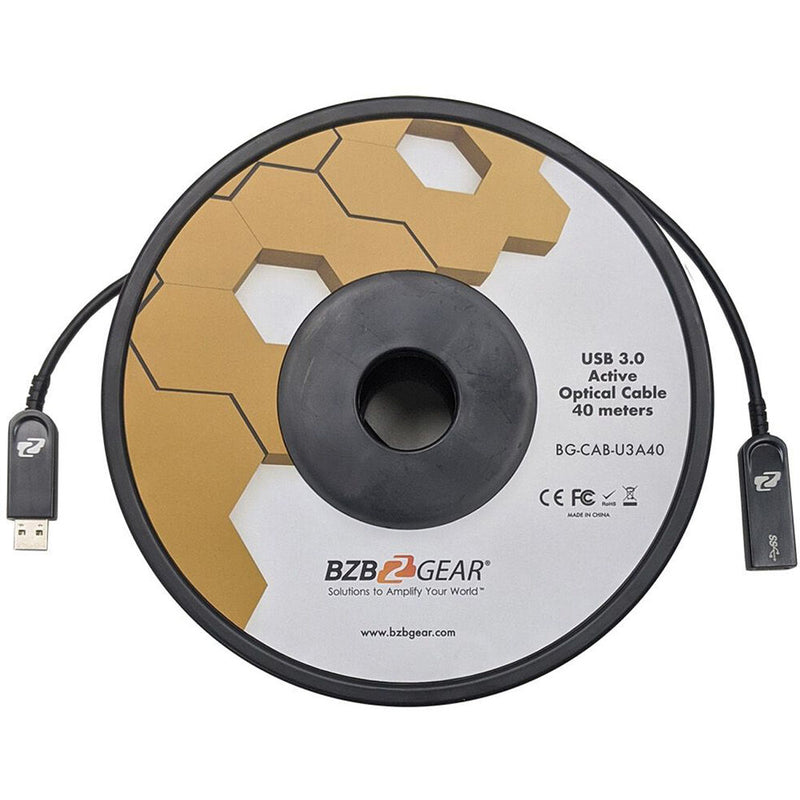 BZBGEAR USB 3.0 Active Optical Extension Cable (132')
