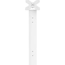 CTA Digital Thin Profile Floor Stand with VESA Plate (White)