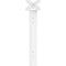 CTA Digital Thin Profile Floor Stand with VESA Plate (White)