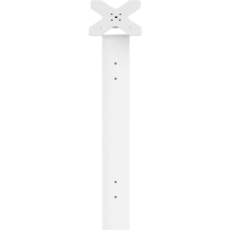 CTA Digital Thin Profile Floor Stand with VESA Plate (White)