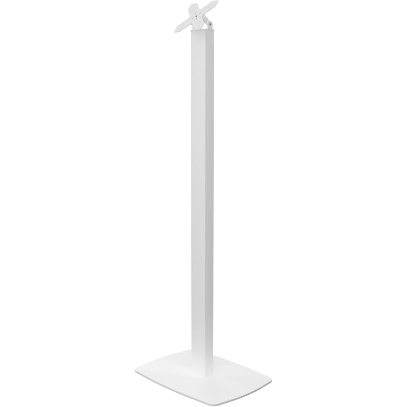 CTA Digital Thin Profile Floor Stand with VESA Plate (White)